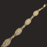 Oval Virgen Mary Bracelet