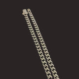 Medium Monaco Silver Bracelet W/ CZ