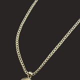 Hollow Cuban Chain W/ Pendant