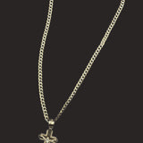 Cuban Diamond Cut W/ Cross Pendant