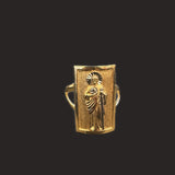 Rectangle San Judas Ring