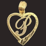 Heart Initial Pendant