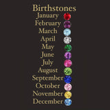 Initial W/ Birthstone