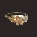 Small Tri-Color Hibiscus Ring