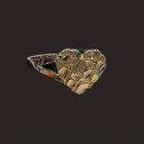 Small Heart Nugget Ring