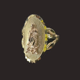 Long Oval Virgen Mary Ring
