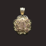 Flower Virgen Mary Pendant