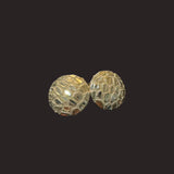 Large Round Nugget Earrings